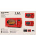 HORNO MICROONDAS RETRO OM 1050 22L