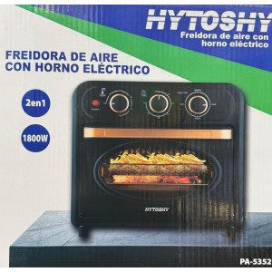 FREIDORA DE AIRE C/HORNO ELECTRICO HYTOSHY 2 EN 1