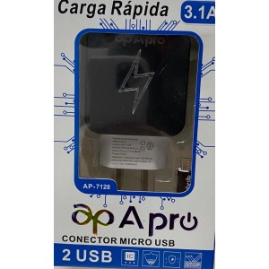 CARGADOR V8 2 USB AP-7128