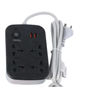 ALARGUE 2M 4 ENTR 2USB 1 TIPO C s-202