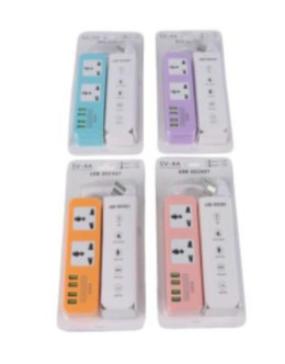ALARGUE 4 USB + 2 TRIANGULAR S-204