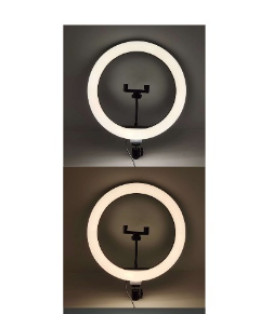 ARO DE LED C/TRIPODE 30CM BLANCO
