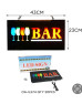CARTEL NEON LED BAR 43X23CM 574