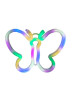 CARTEL NEON LED 670 MARIPOSA 20X20