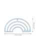 CARTEL NEON LED 673 ARCO IRIS 40X80