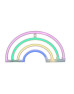 CARTEL NEON LED 673 ARCO IRIS 40X80