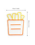 CARTEL NEON LED 688 PAPAS FRITAS 30X42