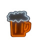 CARTEL NEON LED 693 JARRA CERVEZA 27X35