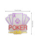 CARTEL NEON LED 700 POKER CLUB 60X52