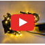 LUZ 100 LED CABLE VERDE 8M CALIDO 489