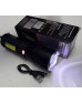 LINTERNA METALICA C/VISOR RECARGABLE Q7