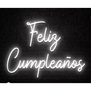 CARTEL NEON LED FELIZ CUMPLEANOS CARTEL NEON LED FELIZ CUMPLEANOS