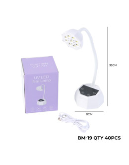 LAMPARA MESA LED P/UNIAS RECARG 19 LAMPARA MESA LED P/UNIAS RECARG 19