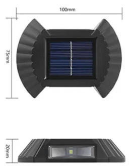 APLIQUE PARED SOLAR 2 PCS 109