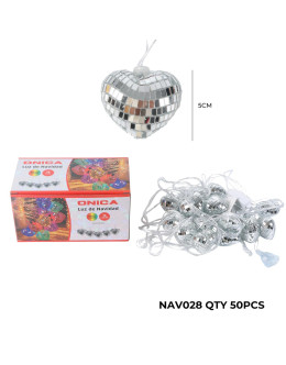LUZ 16L VIDRIO CORAZON NAV 028