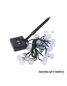 LUZ SOLAR 5M 20L BLANCO NAV 103