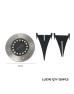 LAMP JARDIN SOLAR ESTACA REDONDO GRIS 110 8 LED