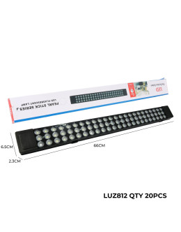 LAMP TUBO LED 60CM 72L 812 NEGRO FR