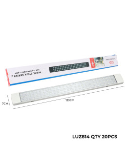 LAMP TUBO LED 80CM 144L 814 NEGRO