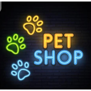 CARTEL NEON LED PET SHOP CARTEL NEON LED PET SHOP